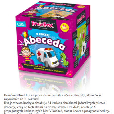 145. v kocke abeceda