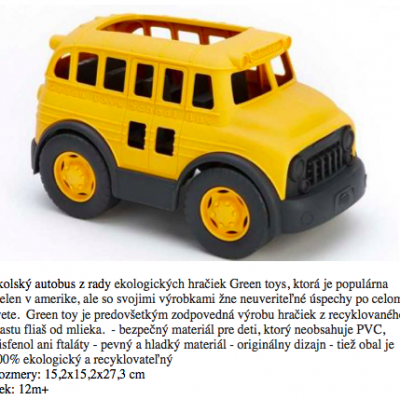78. green toys školský autobus
